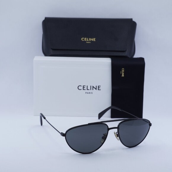 Final Price! Celine CL40077U 02A Matte Black Sunglasses - Picture 1 of 12